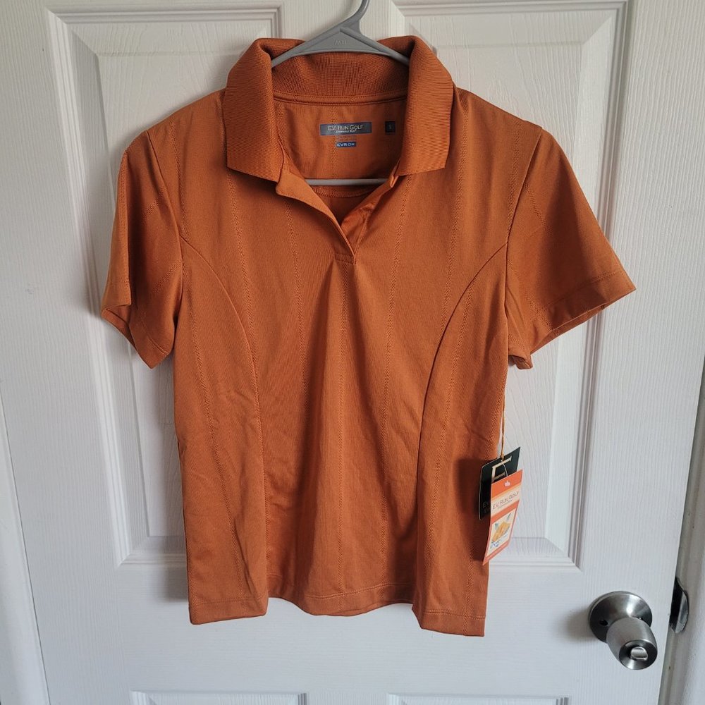 E.V. Run Golf Ladies Shirt Size Small Brand New With Tags
